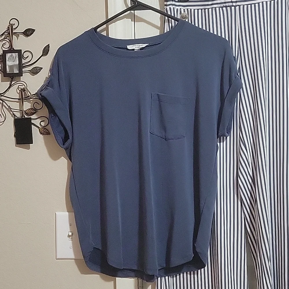 Blue outfit robert louis (s) pants. Cable & gauge (s) top. - Picture 2 of 9